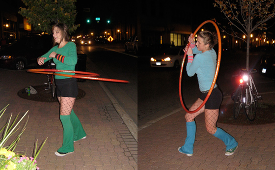 Hula hoop tricks