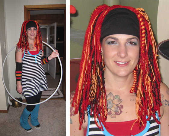 Hula Hooper Yarn Hair Falls