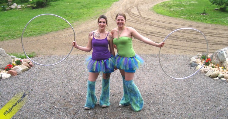 Tutu Hula Hoop Dancing Costumes