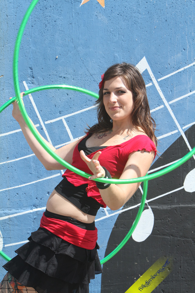 Colleen Hurley Hula Hooping