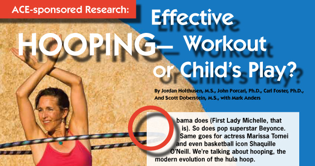 ACE Fitness Hula Hooping Study