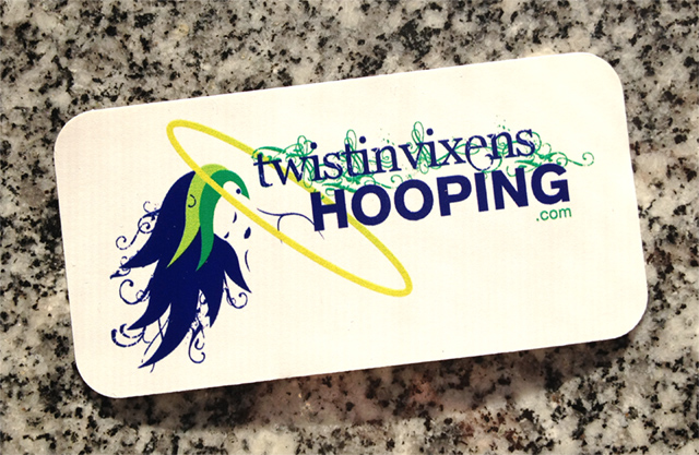 Twistin Vixens Hooping Sticker