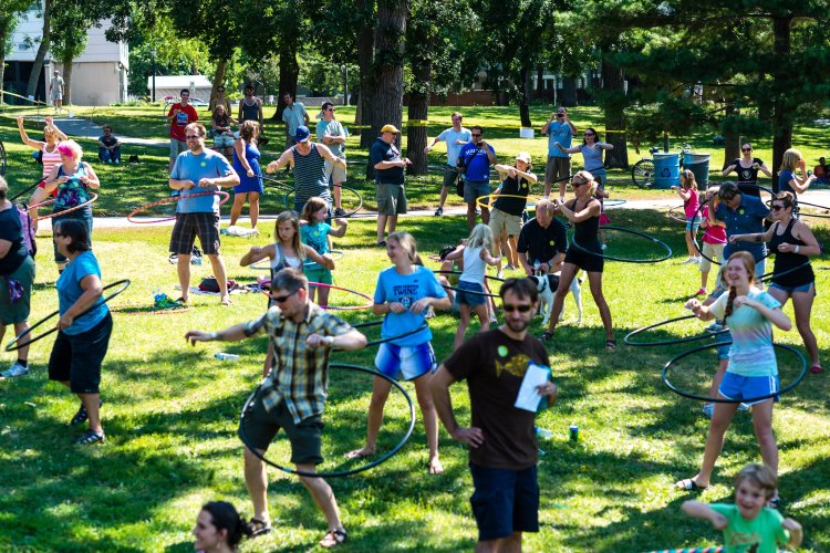 Hula Hooping World Record Attempt