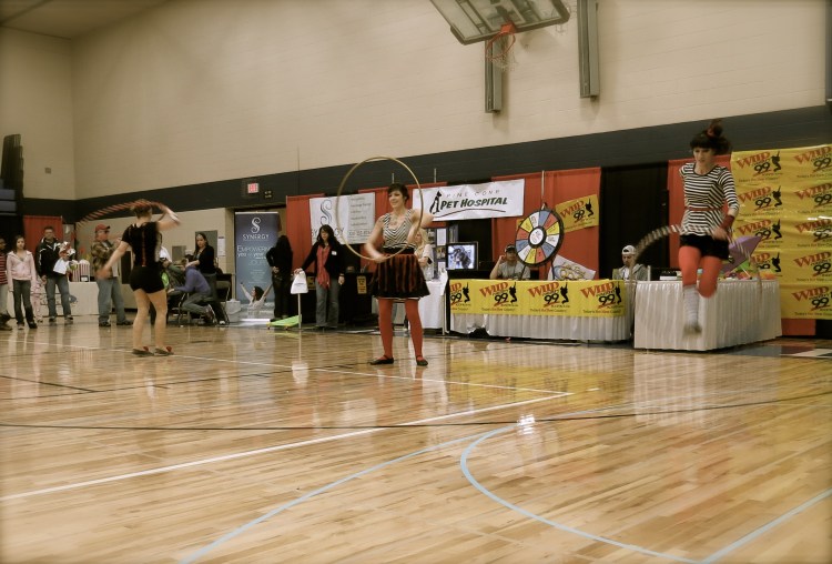 Twistin Vixens Hooping at Sartell Community Showase 2013