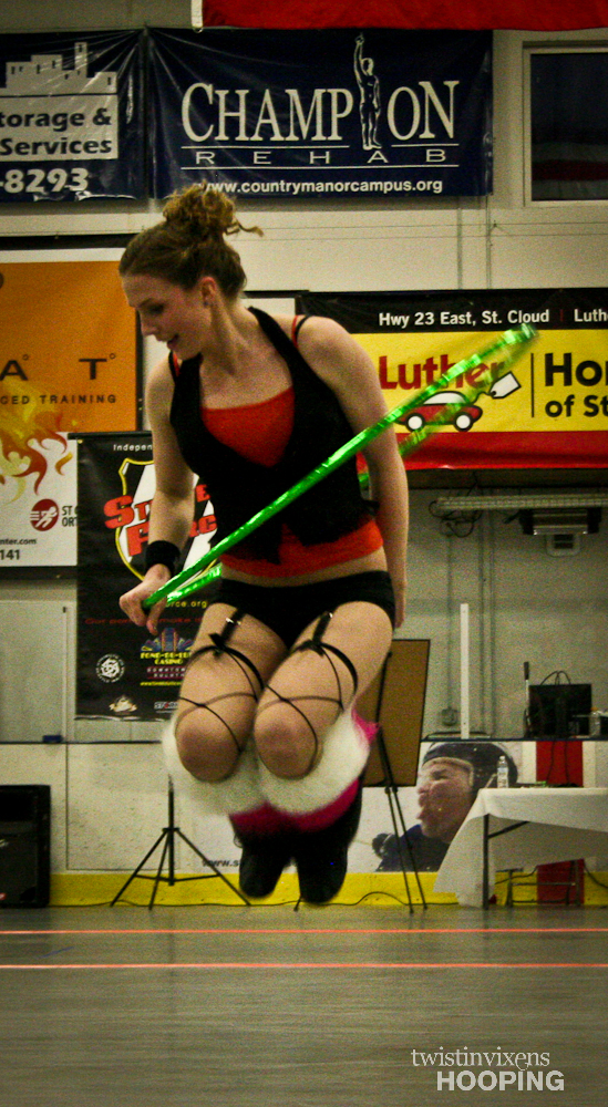 Hoop Dance Performance Jump Through