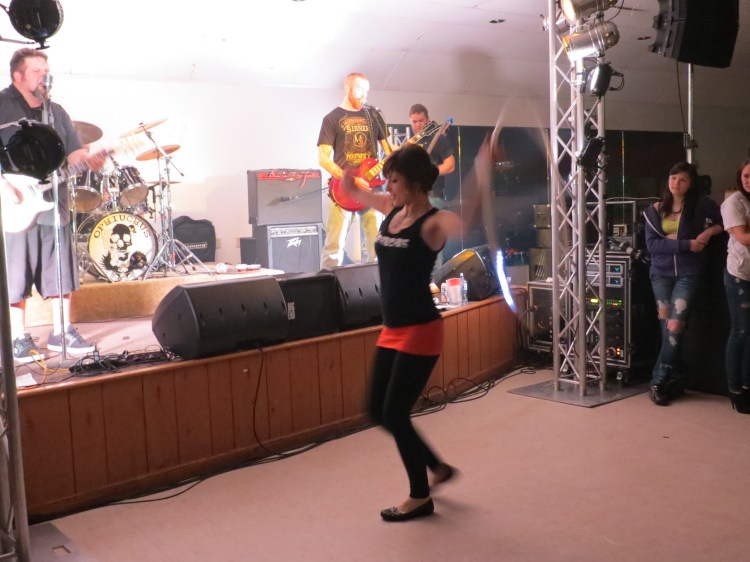 Hoop Dancing with Ophiuchus at Battle of the Bands