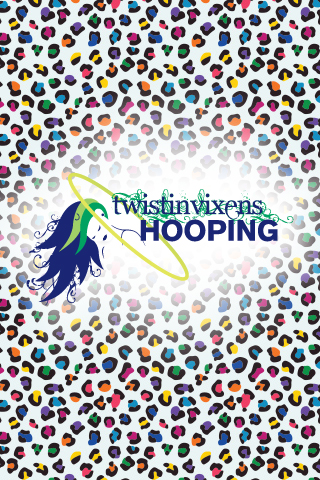 iphone wallpaper background image Twistin Vixens Hooping Logo