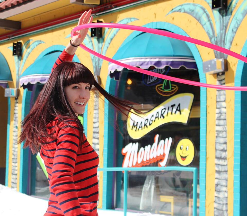 Amy Imdieke Hoop Dancing Downtown St. Cloud, MN
