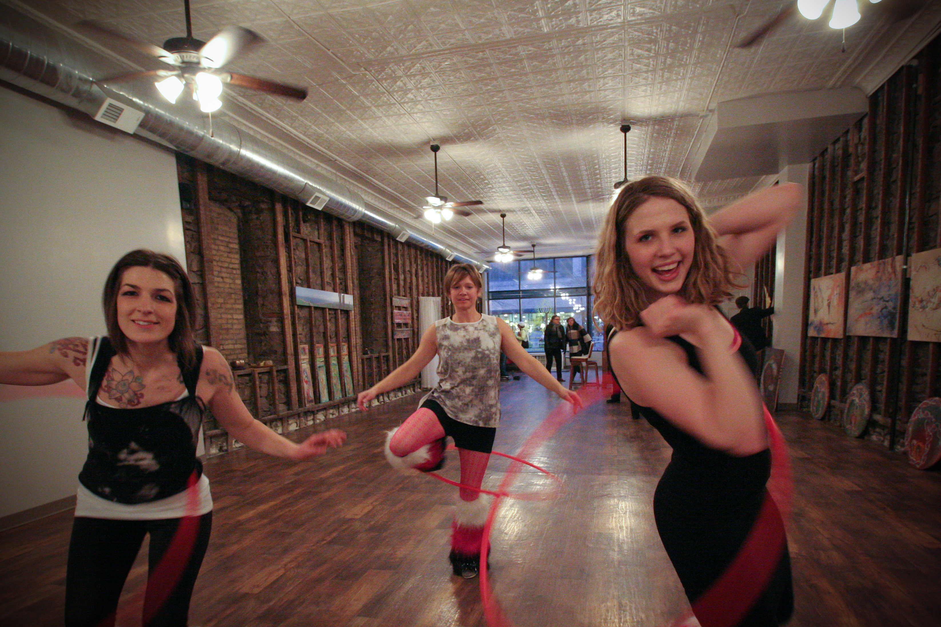 Return Yoga Hula Hoopers St. Cloud Art Crawl