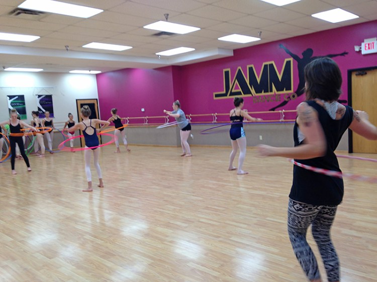 Teaching Hoop Dance at a Ballet School