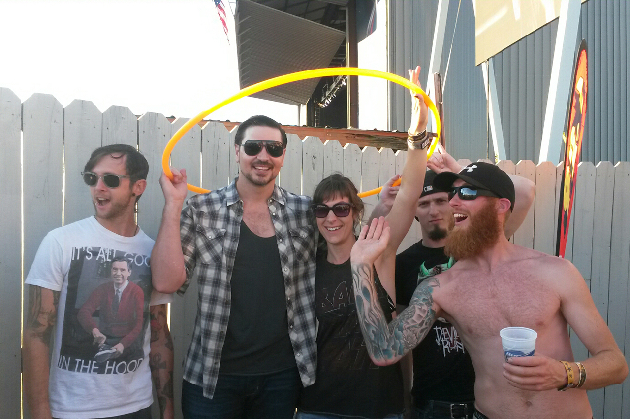 Rockfest 2015 Adelitas Way and Twistin Vixens Hooping