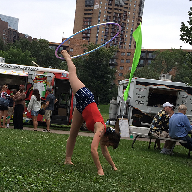 Loring Park Art Festival 2015 Foot Hooping
