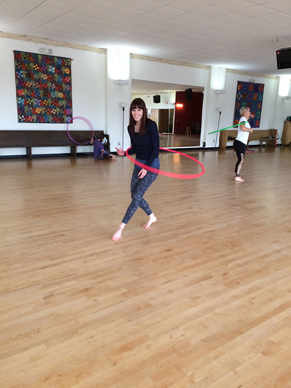 Twistin Vixens at Babz Robinson Hooping Workshop