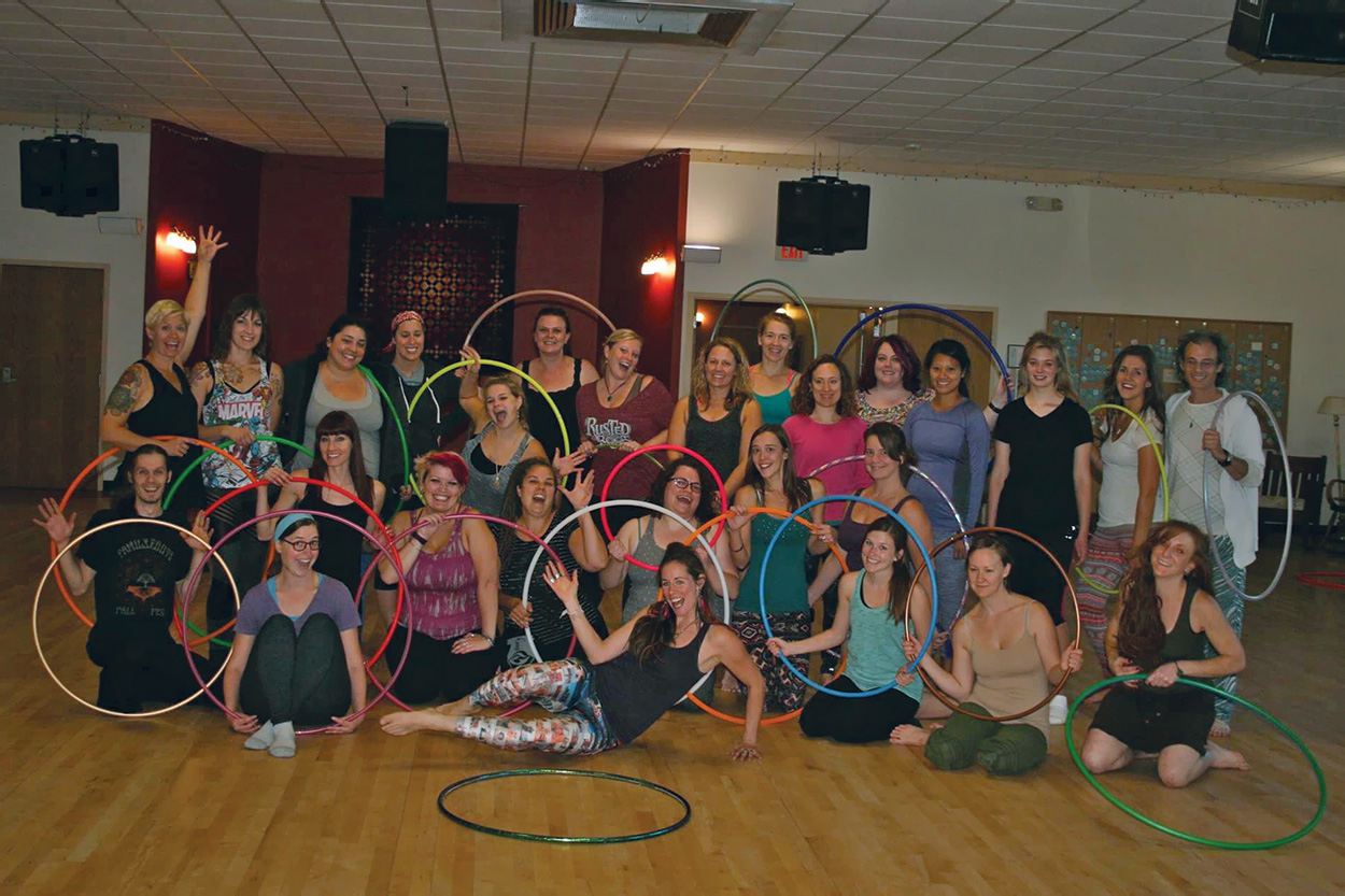 Babz Robinson Minneapolis Hoop Workshop Group Photo