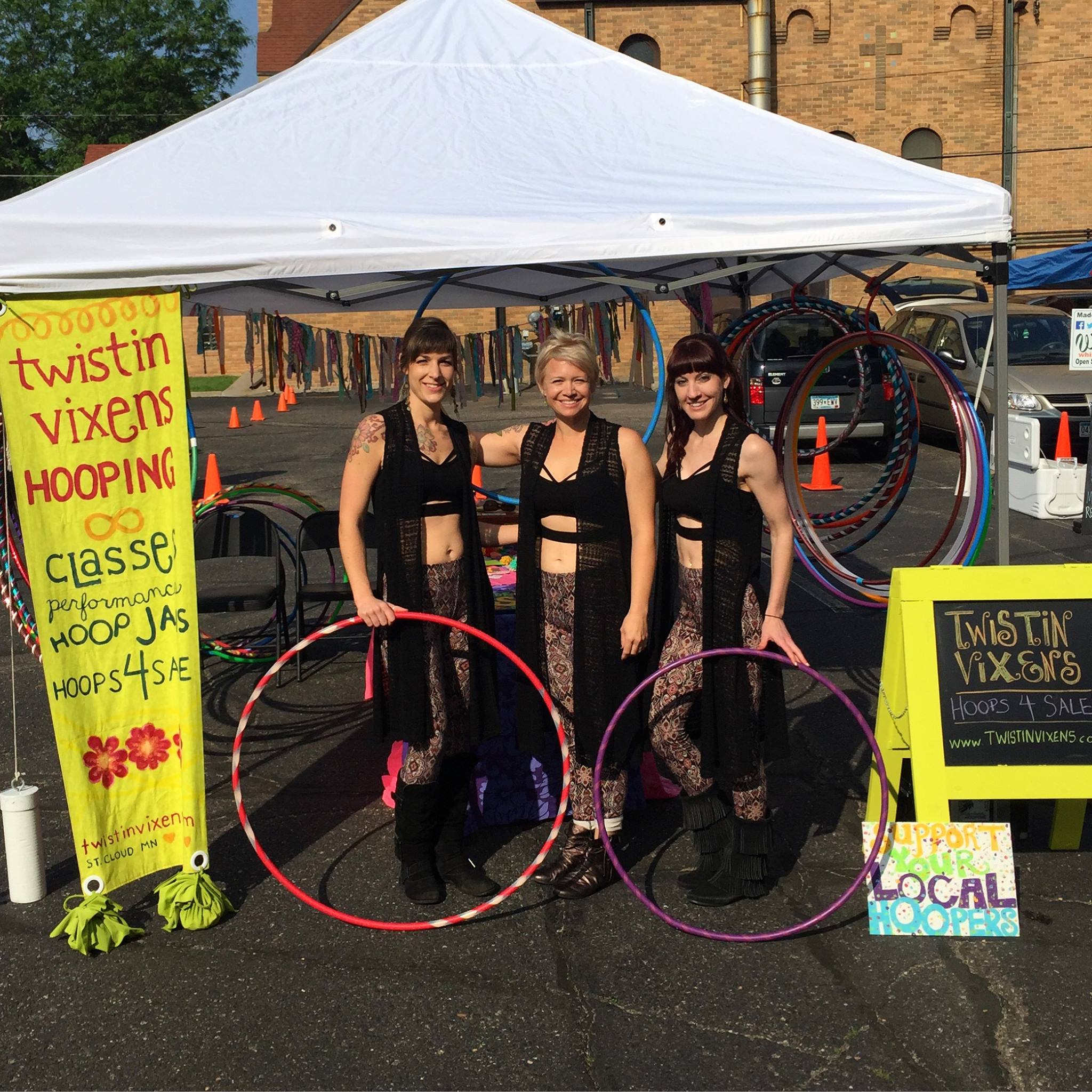 Hoops at the Northeast Minneapolis Farmers Market