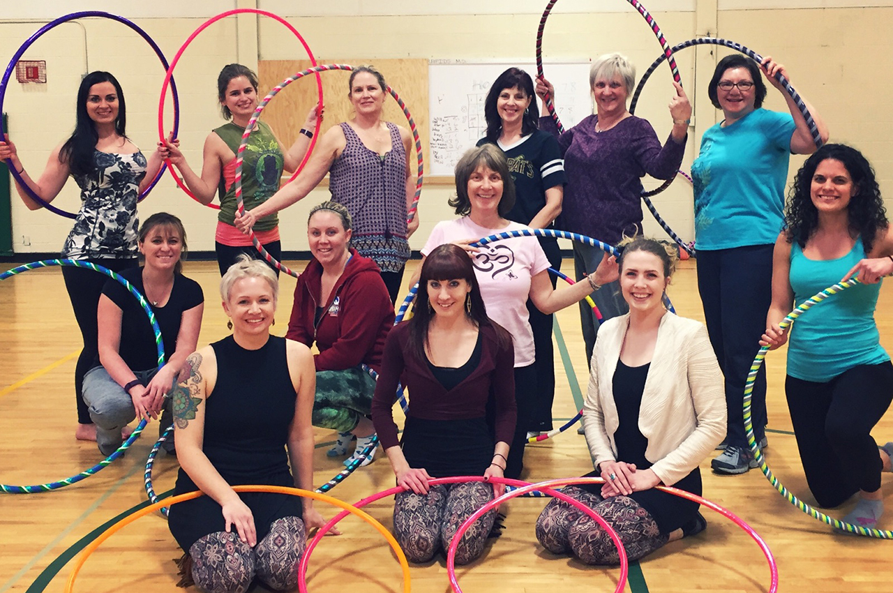 Sartell Community Ed Hoop Dance Class Spring 2016