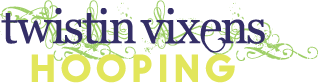 Twistin Vixens Hooping Logo