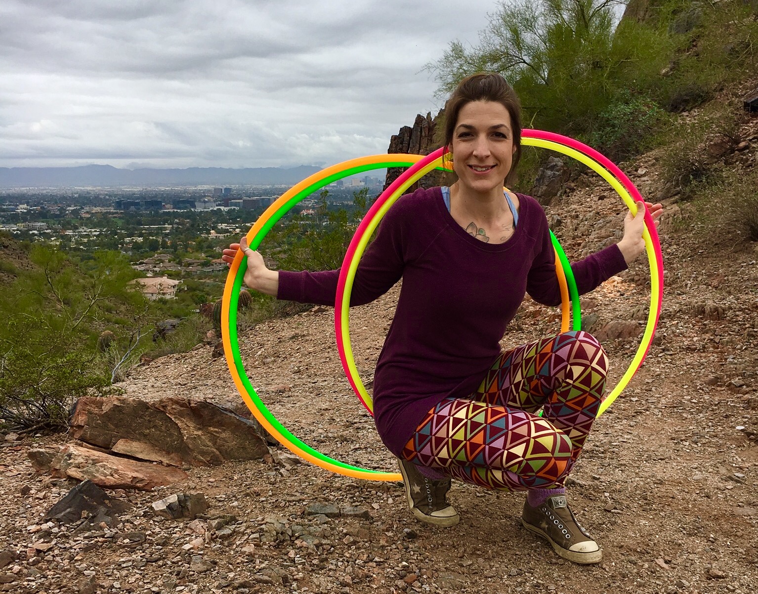 Hula hoops at squaw peak